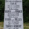 Herbert Thomas 1846-1926 Billes Maria 1853-1908 Grabstein